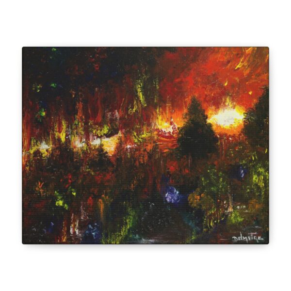 La forêt en feu (Sérigraphie) – Image 2