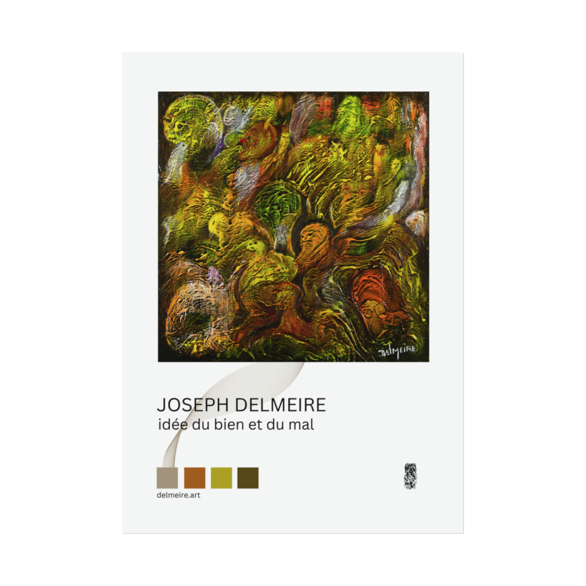 Idée du bien et du mal (Poster roulé) – Image 6