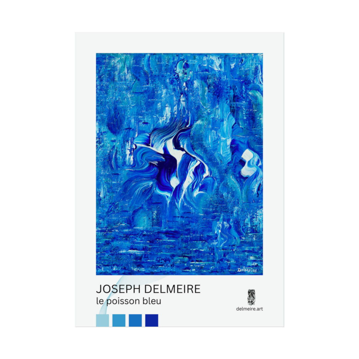 Le poisson bleu (Rolled Poster) - Image 11