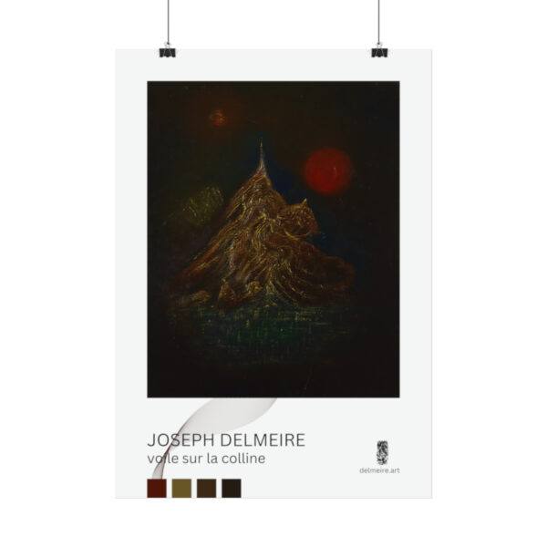 Voile sur la colline (Rolled Poster)