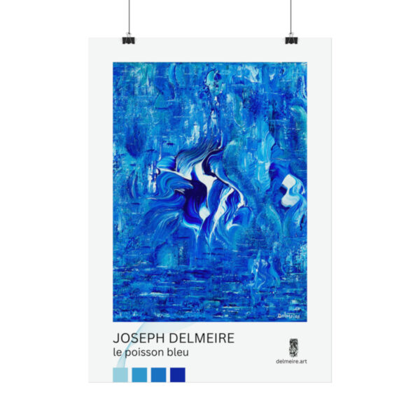 Le poisson bleu (Rolled Poster) - Image 2