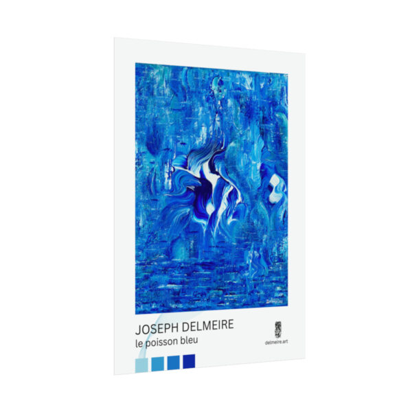 Le poisson bleu (Rolled Poster) - Image 3