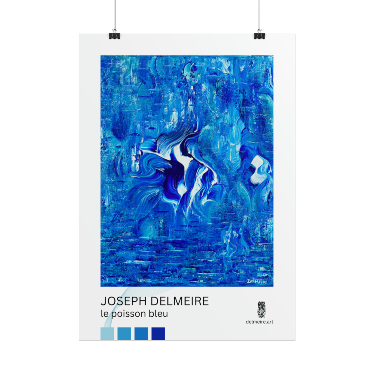 Le poisson bleu (Rolled Poster) - Image 27