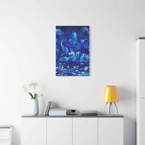 Dieu domination bleu (Serigraphy) - Image 23