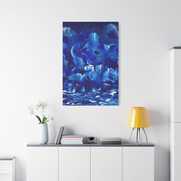 Dieu domination bleu (Serigraphy) - Image 3