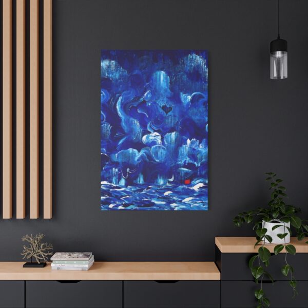 Dieu domination bleu (Serigraphy) - Image 4