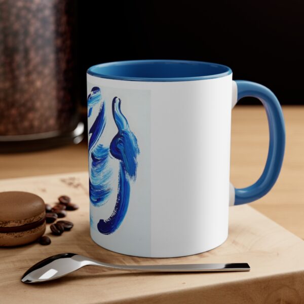 Les dauphins (Accent Coffee Mug, 11oz) - Image 4