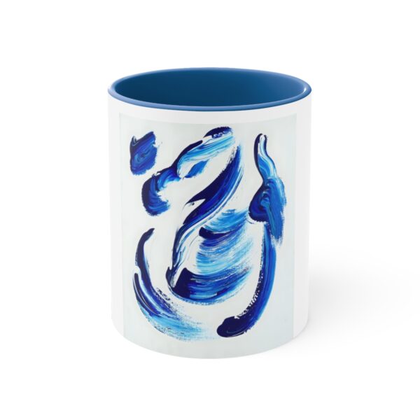 Les dauphins (Accent Coffee Mug, 11oz)