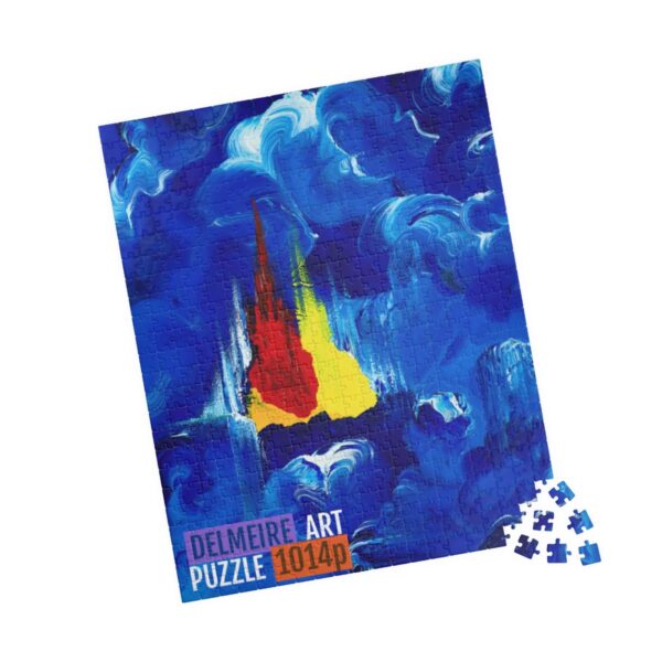 Cathédrale le feu dans la glace (Puzzle 520, 1014-piece) - Image 3