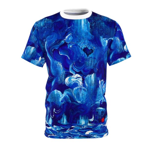 Dieu domination bleu (Unisex T-Shirt) - Image 2